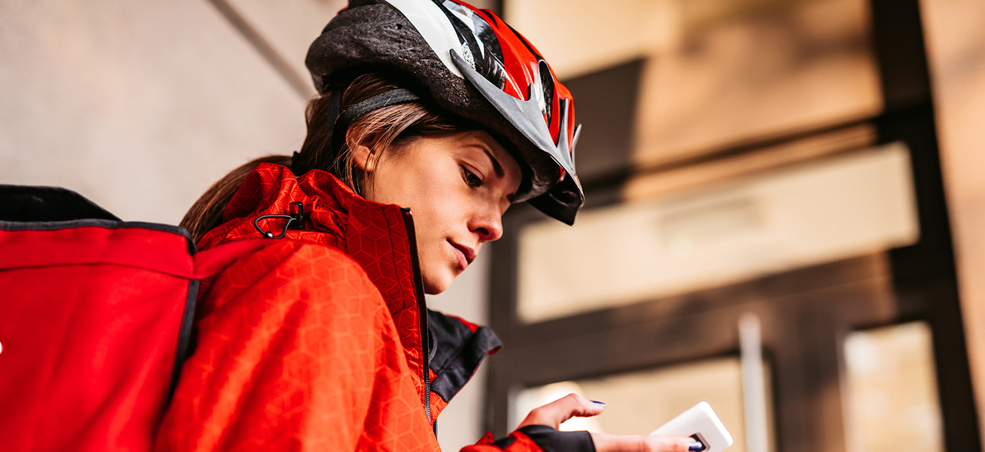 Bike Courier Photo